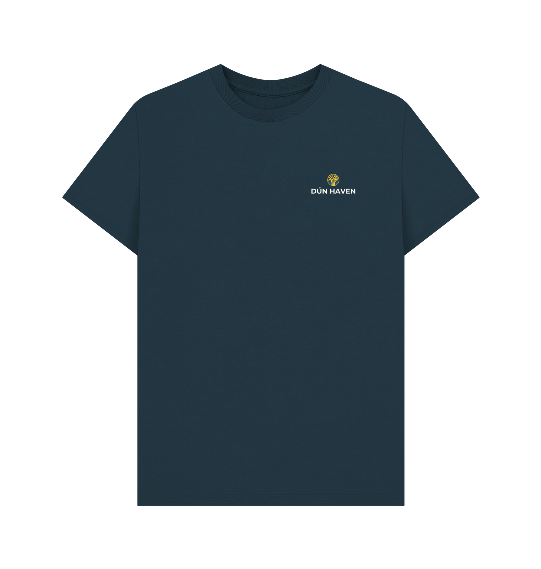 Denim Blue Printed T-shirt Front