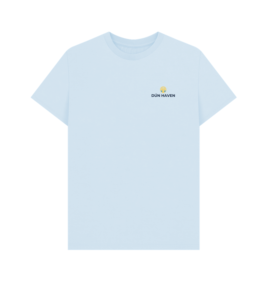 Sky Blue Printed T-shirt