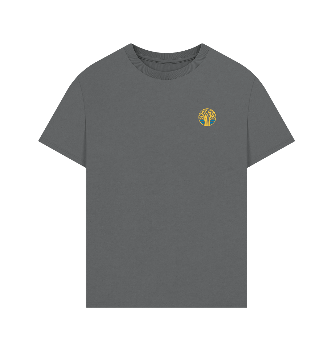Slate Grey Printed T-shirt Front