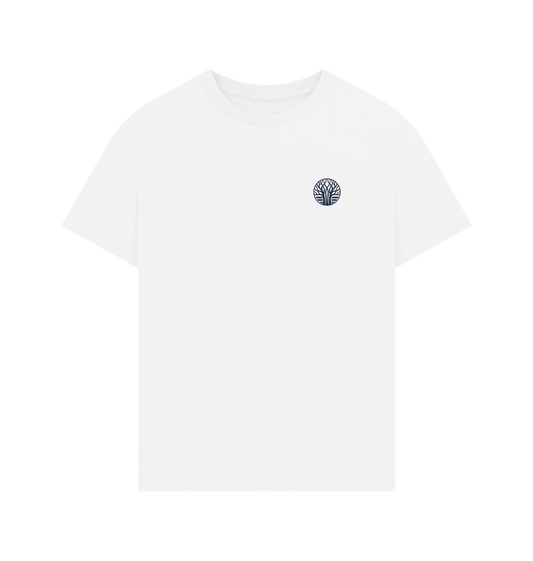 White Printed T-shirt Front