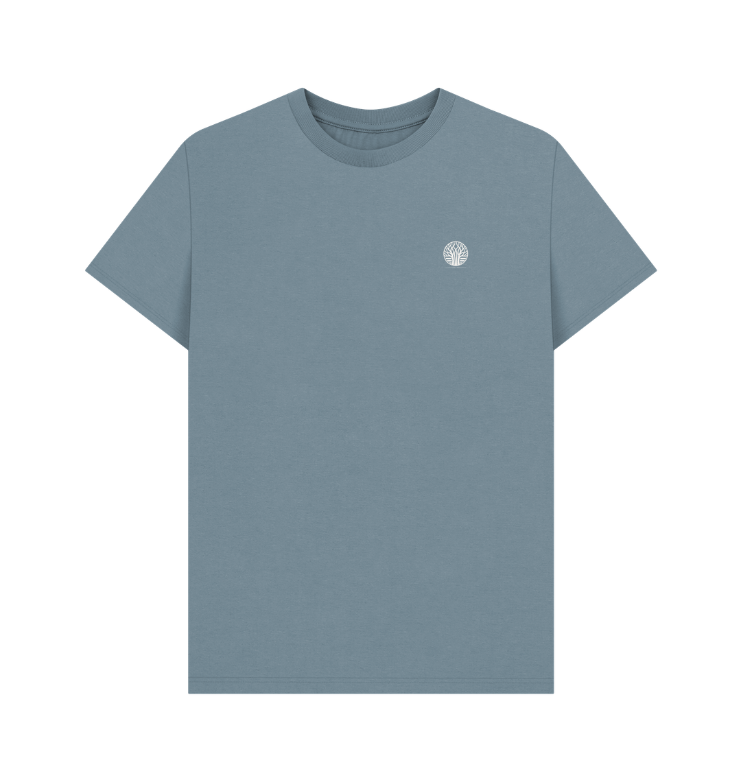 Stone Blue Printed T-shirt