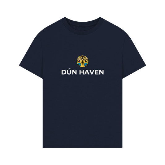 Navy Printed T-shirt Front