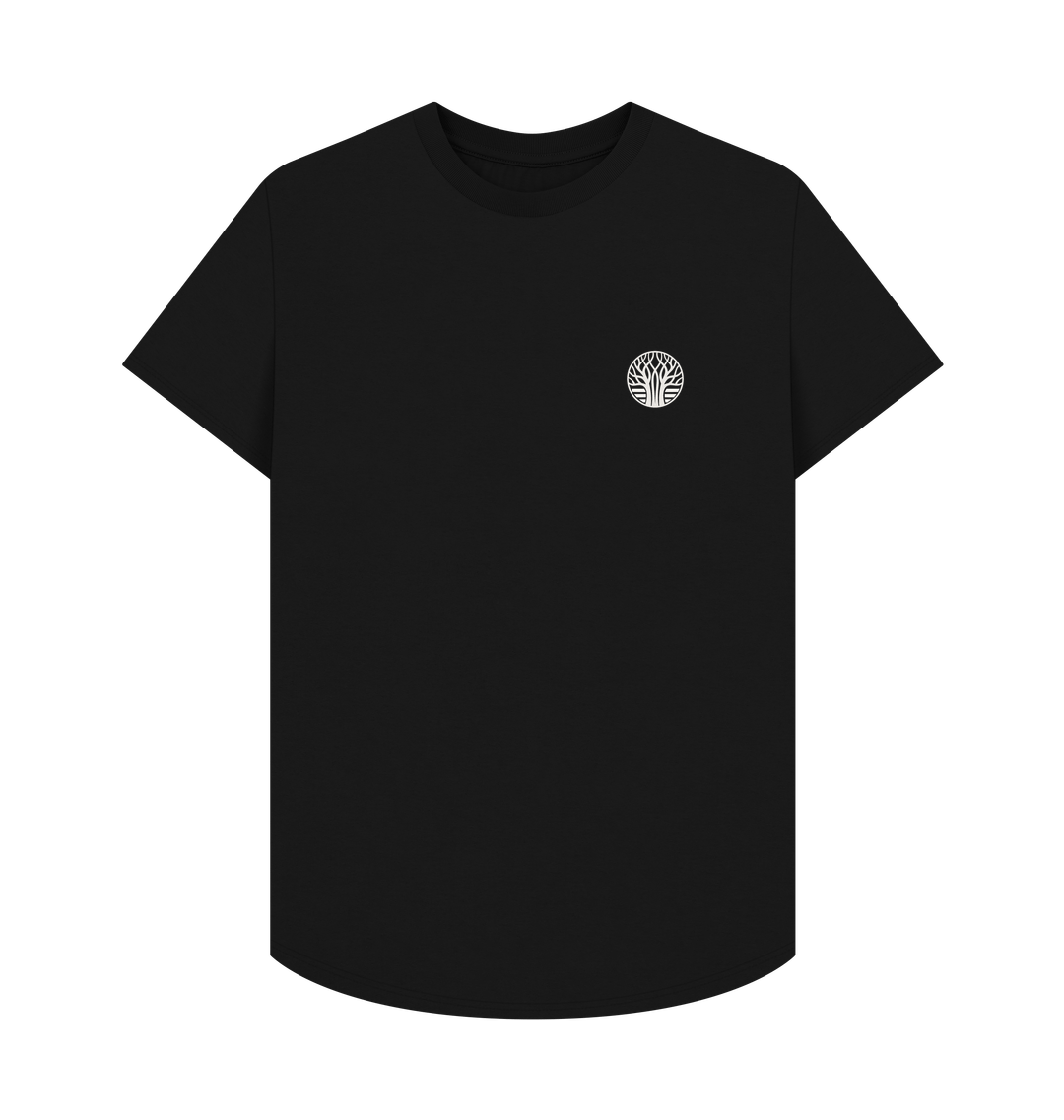 Black Printed T-shirt Front