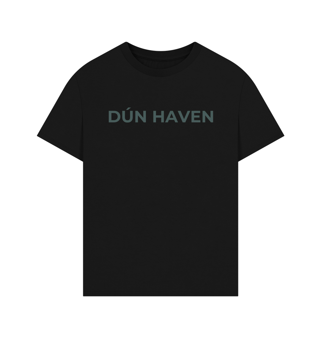Black Printed T-shirt Front