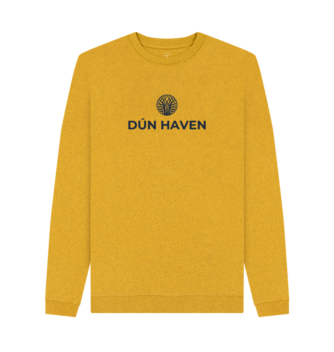 Sunflower Yellow Recycled Printed Sweater Front