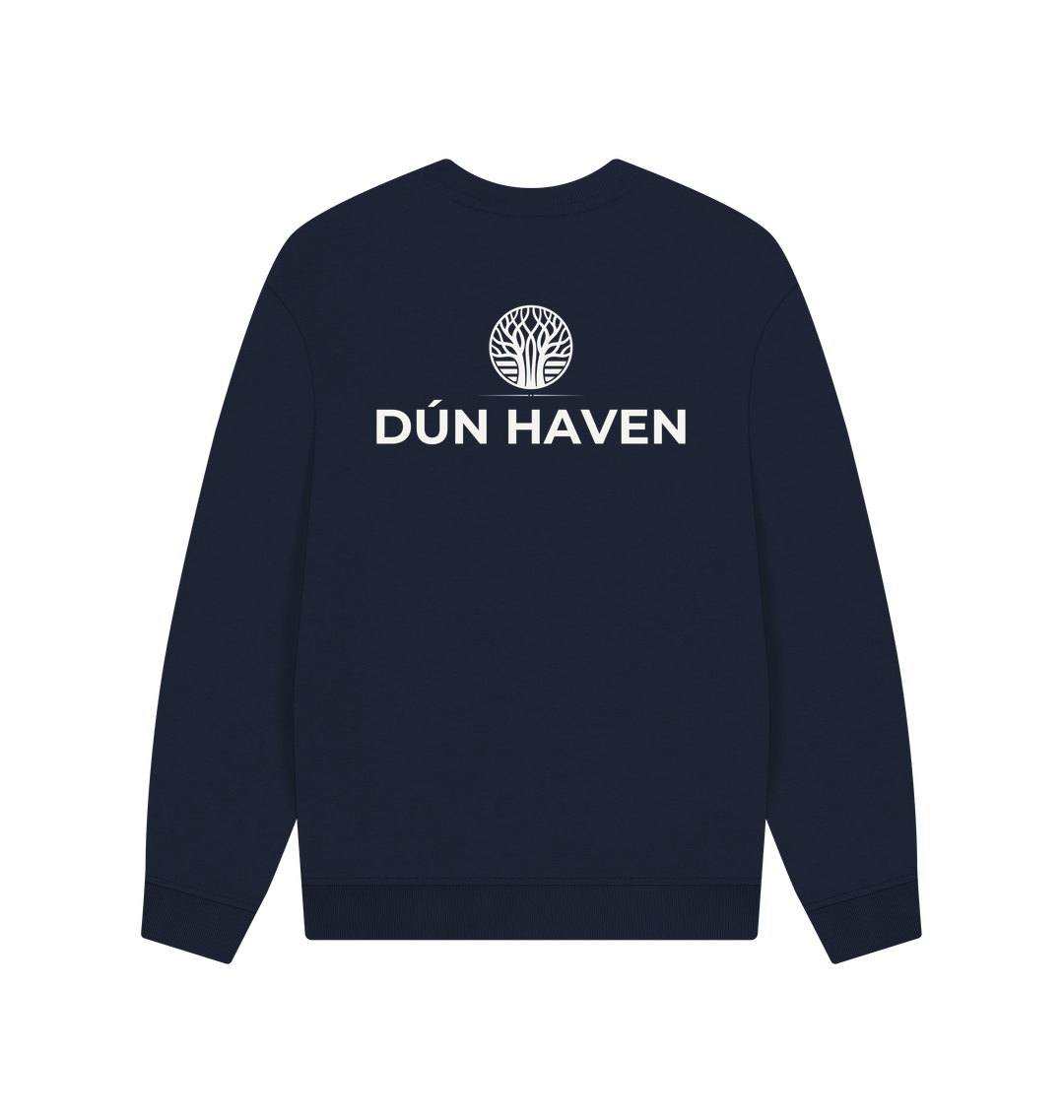 Navy Blue Printed Sweater