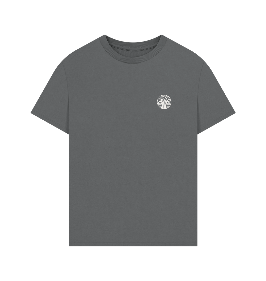 Slate Grey Printed T-shirt Front