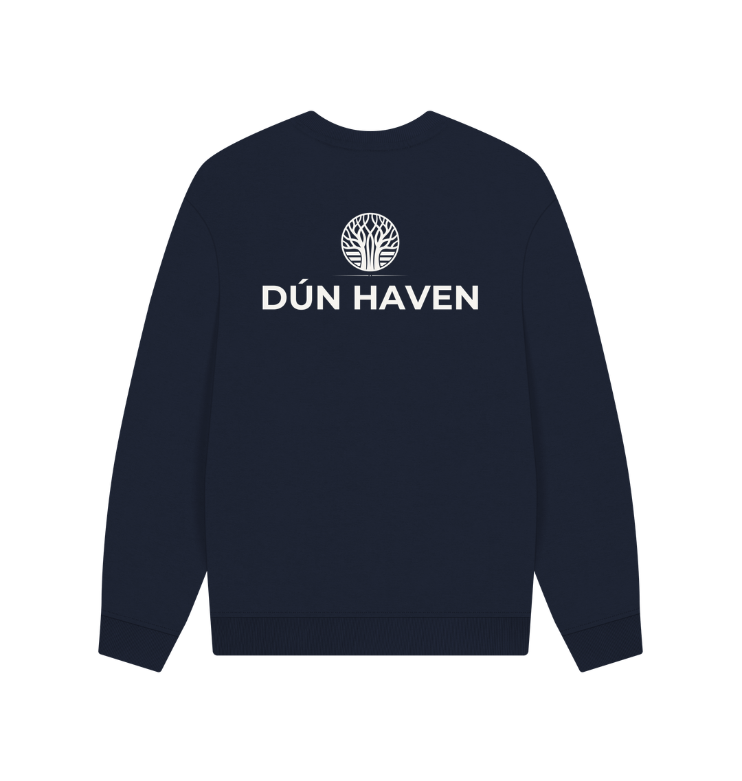Navy Blue Printed Sweater