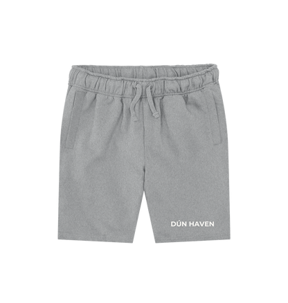 Athletic Grey Printed Mens Shorts Front
