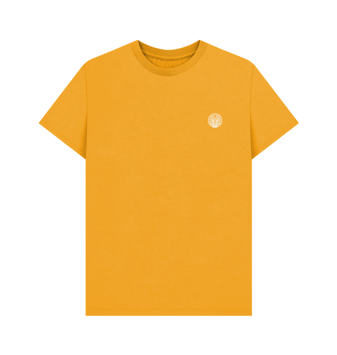 Mustard Printed T-shirt Front