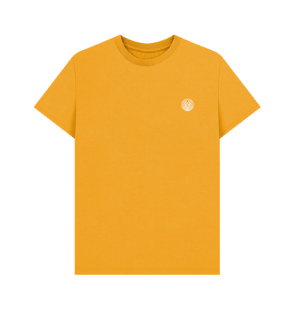 Mustard Printed T-shirt Front