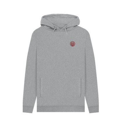 Light Heather Printed Hoody Front