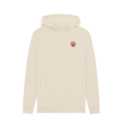 Oat Printed Hoody Front