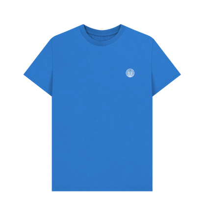 Bright Blue Printed T-shirt Front