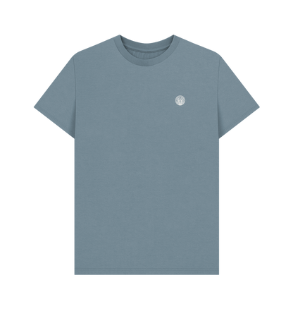 Stone Blue Printed T-shirt