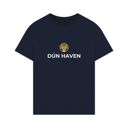 Navy Printed T-shirt Front