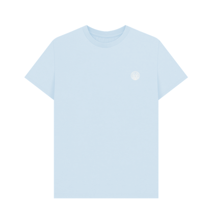 Sky Blue Printed T-shirt Front