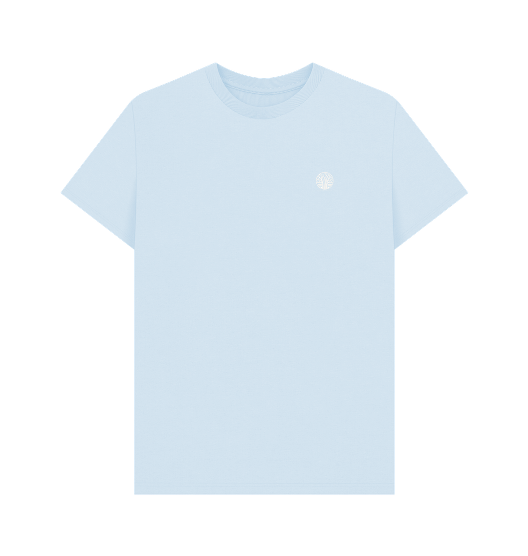 Sky Blue Printed T-shirt
