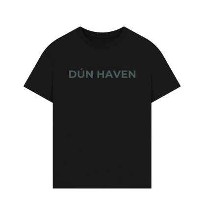 Black Printed T-shirt Front