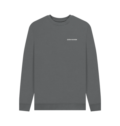 Slate Grey Printed Sweater Front