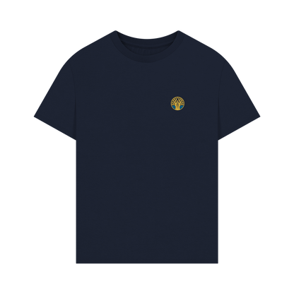 Navy Printed T-shirt Front