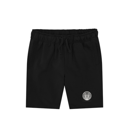 Black Printed Mens Shorts