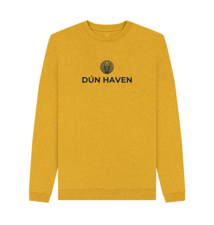 Sunflower Yellow Recycled Printed Sweater Front