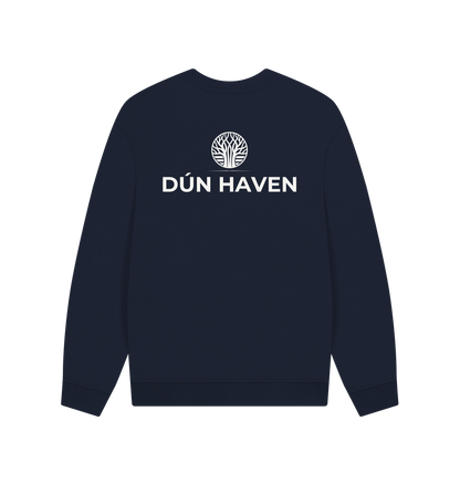 Navy Blue Printed Sweater