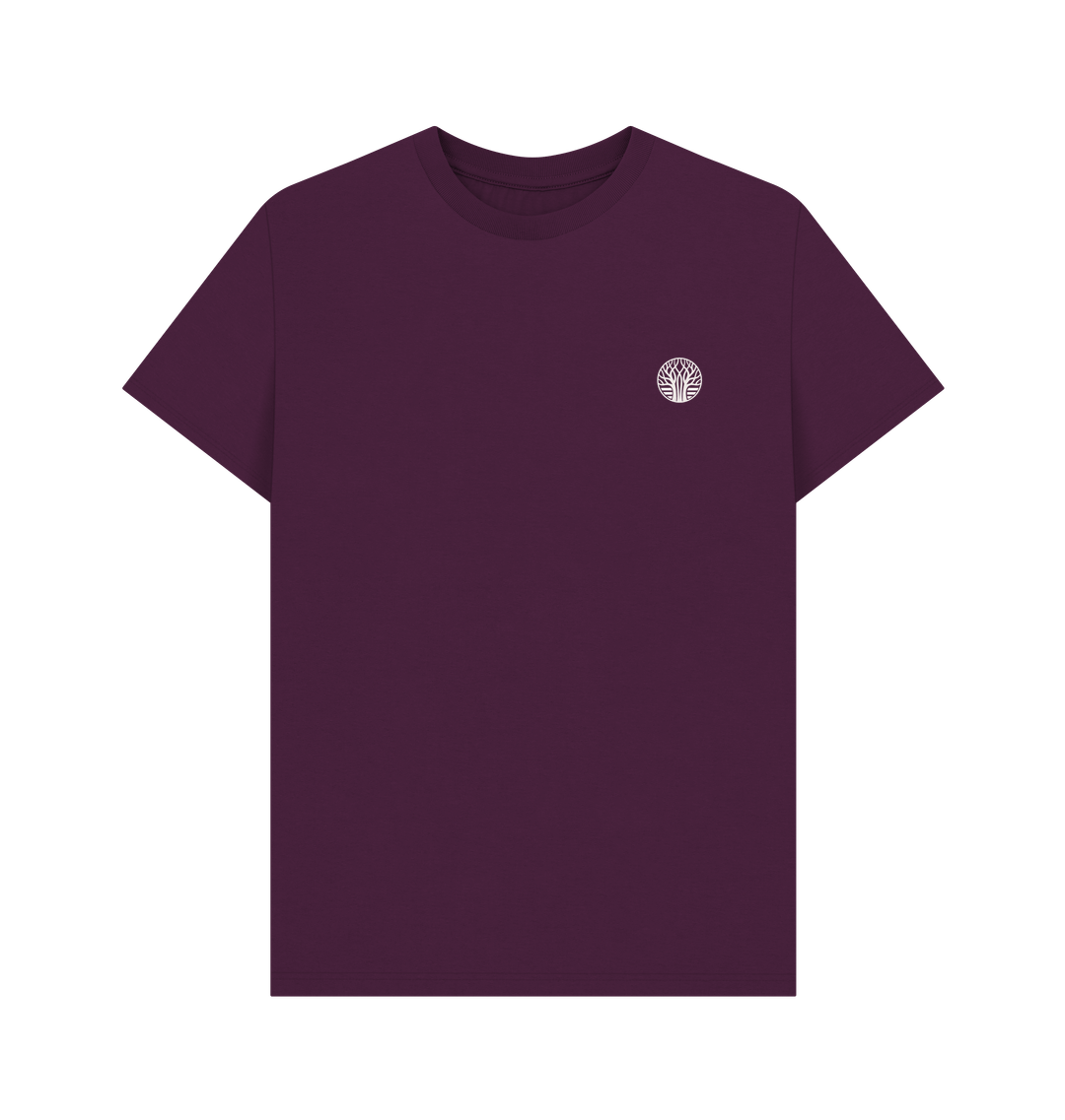 Purple Printed T-shirt Front