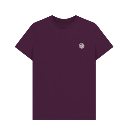 Purple Printed T-shirt Front