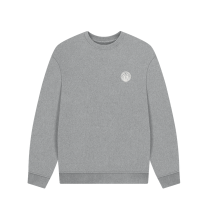 Athletic Grey Printed Sweater