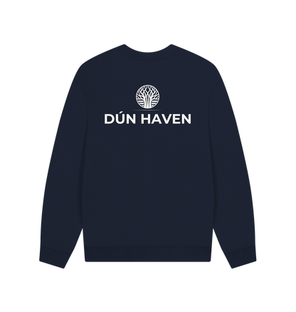 Navy Blue Printed Sweater